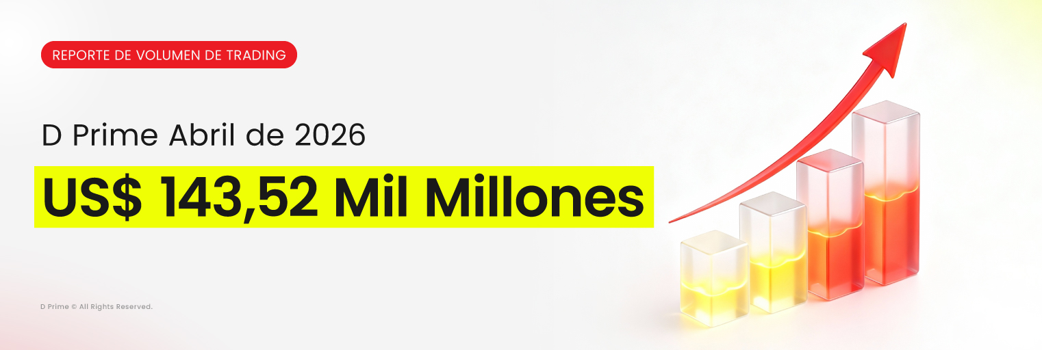 El volumen de trading de D Prime en abril de 2026 alcanzó US$143.518 millones mientras aumentó la volatilidad del oro